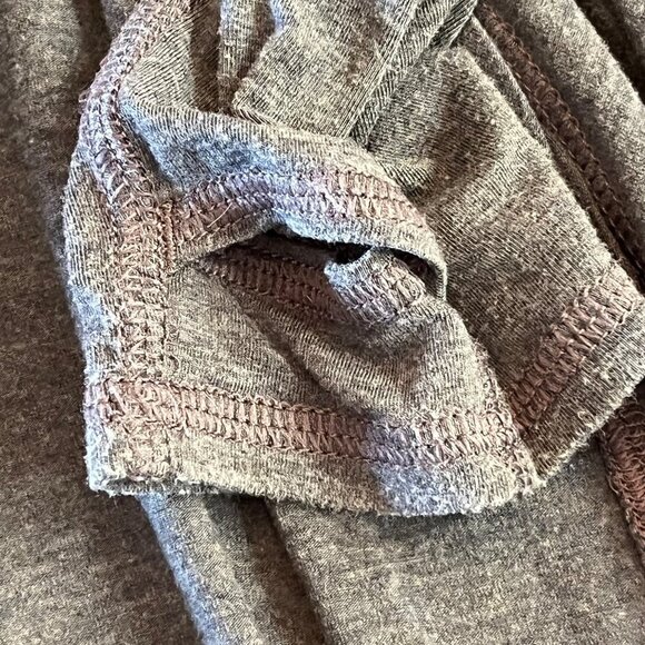 Zella Athletics All Day Faux Wrap Long Sleeve‎ Top Gray Size Medium - Picture 8 of 10